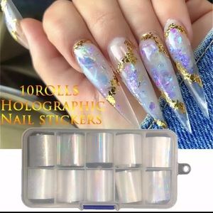 Holographic nail foil